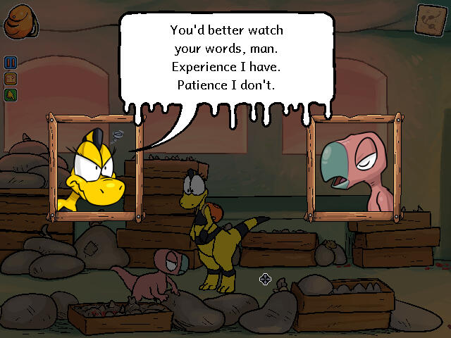 Dialogue screen