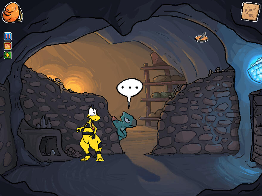 Sneaking in the basement