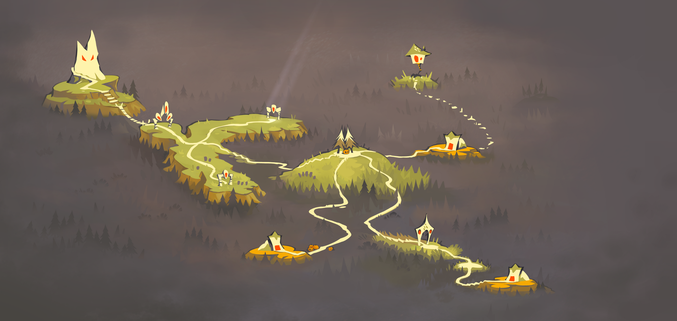 Halloween map, challenges completed